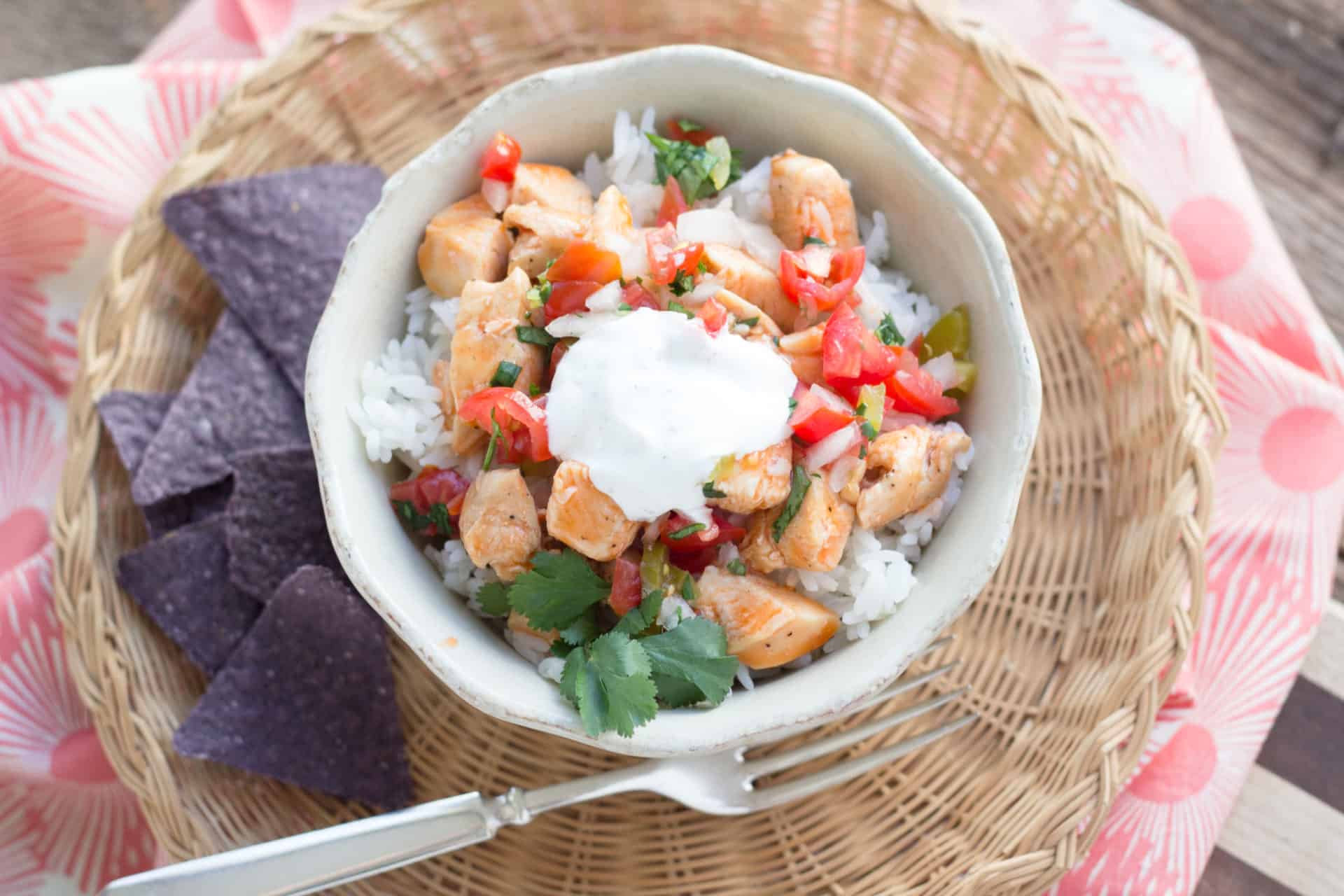 Buffalo Chicken Rice Bowls 