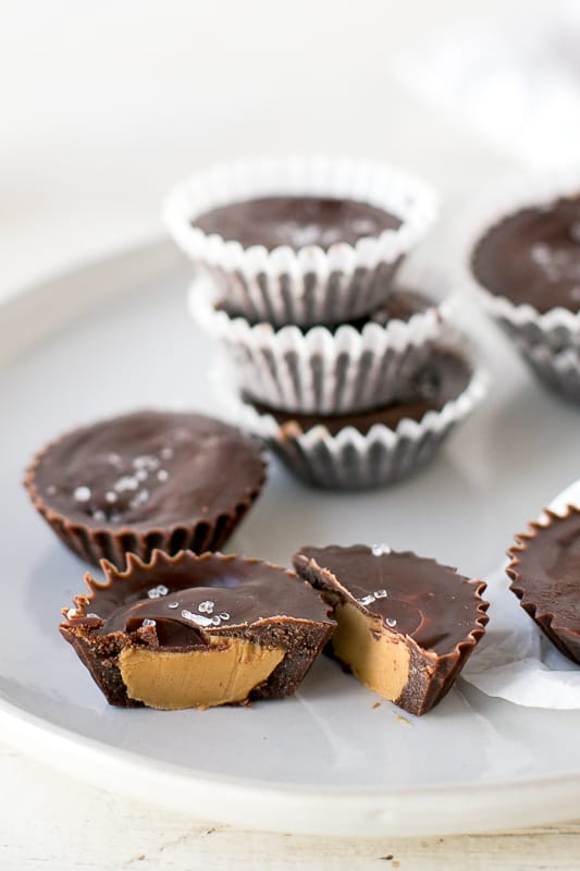 Easy Peanut Butter Cups {Vegan} | Kimbrough Daniels