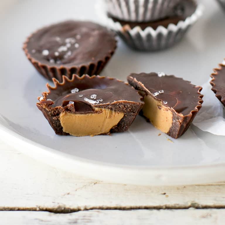 Easy Peanut Butter Cups {Vegan} | Kimbrough Daniels